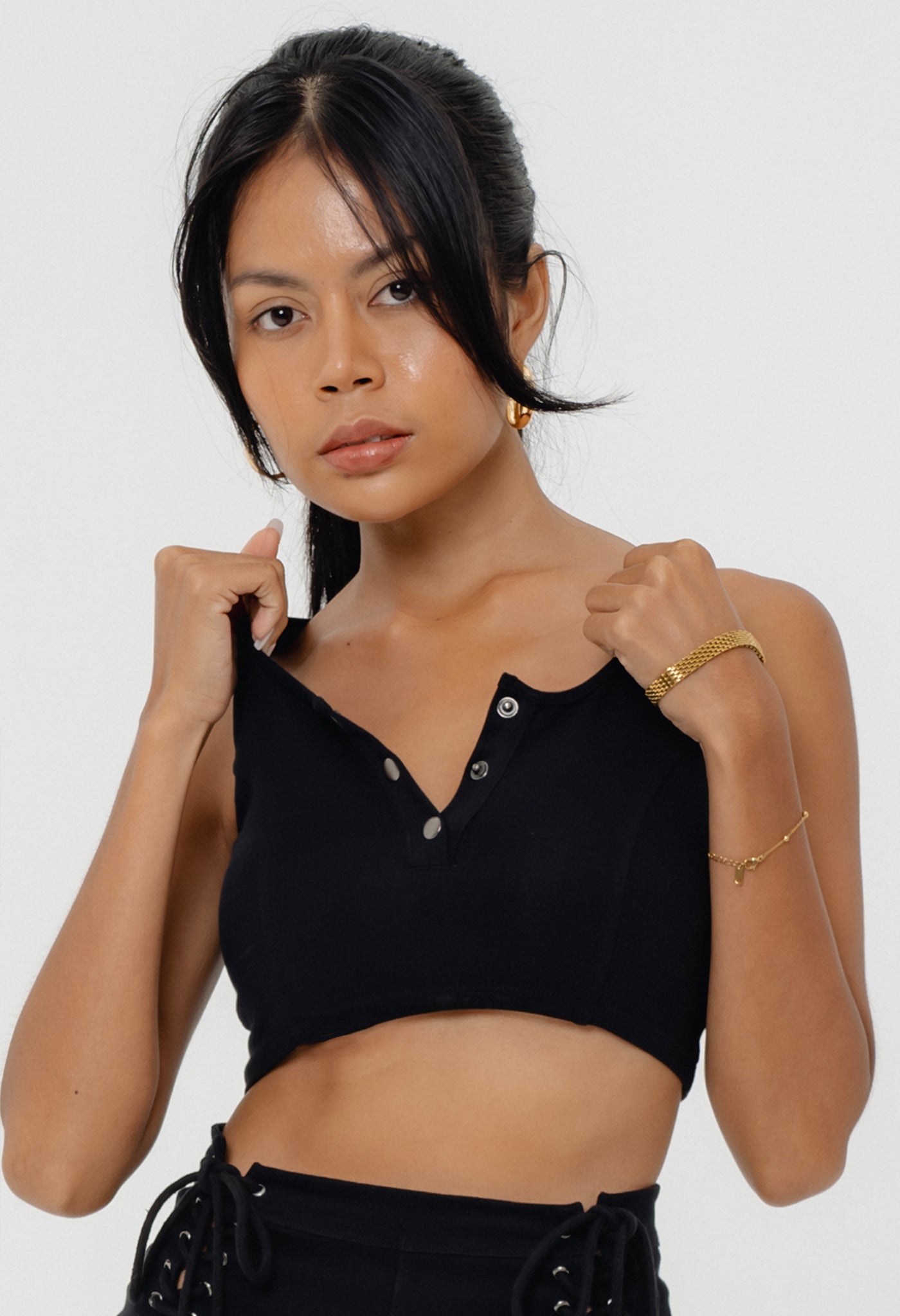 Crop Top Button